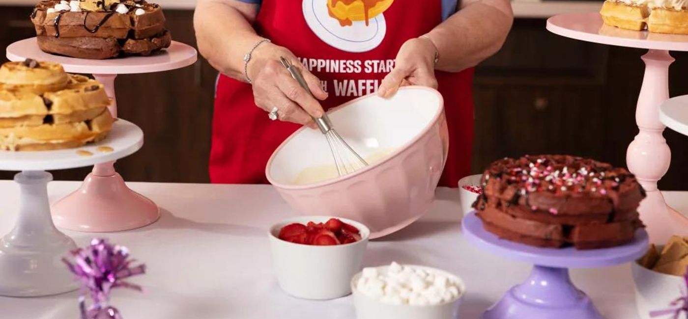 Image: Hampton by Hilton Celebrating National Waffle Day (Photo Credit: Hilton Hotels)