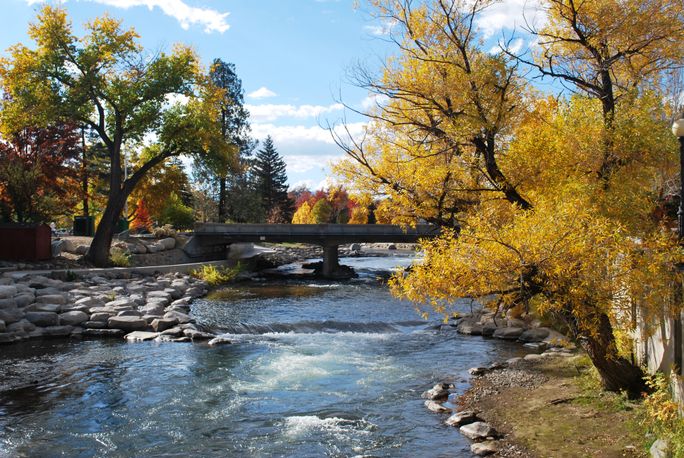 Truckee River in Fall Truckee River in Fall
