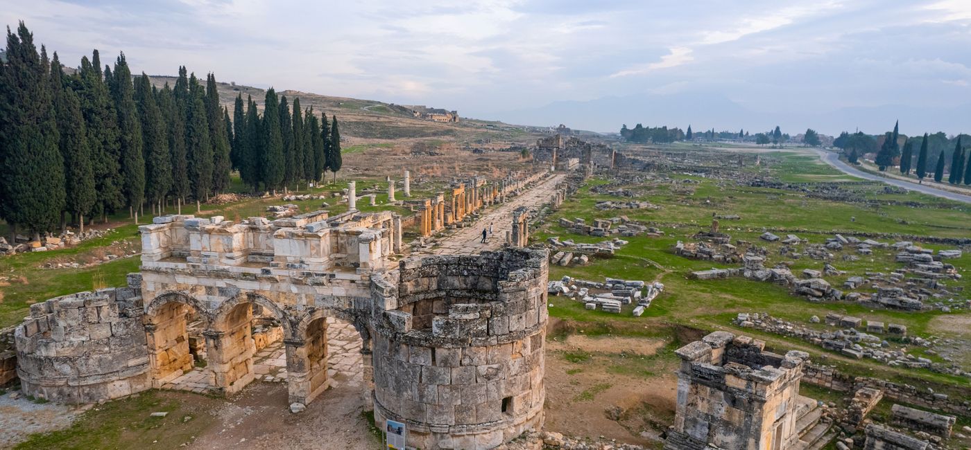 Image: Hiérapolis, dans la province de Denizli, au sud-ouest de la Turquie (Source: Türkiye Ministry of Culture and Tourism)