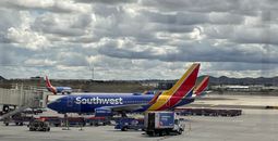 Southwest Airlines plane at Phoenix Sky Harbor International Airport