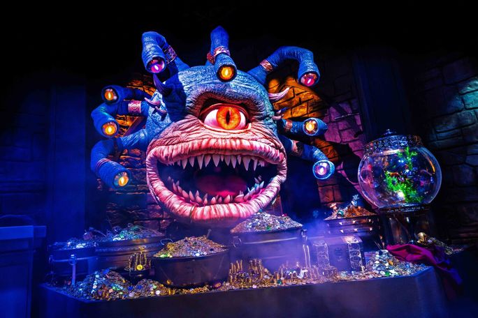 Xanathar is part of the new DUNGEONS & DRAGONS: Secrets of Waterdeep experience at Universal Studios Hollywood.