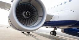 JetBlue Airbus A321 jet engine