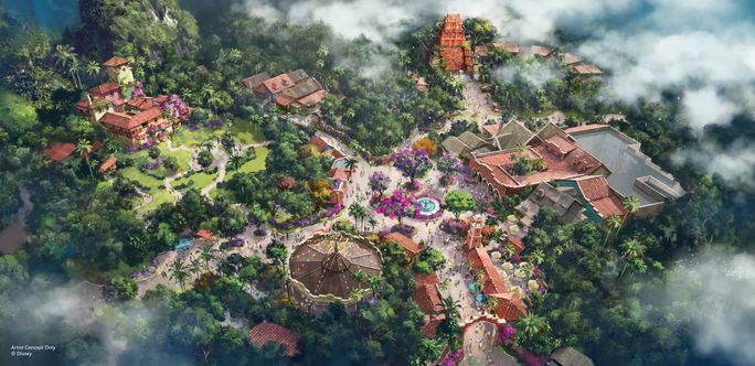 Aerial rendering of Tropical Americas