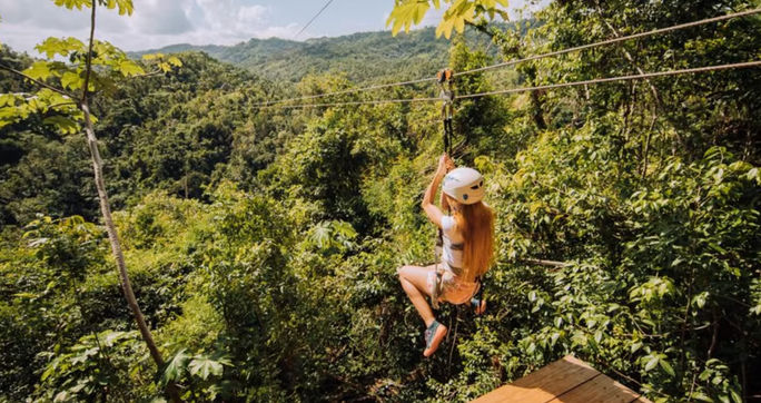 Ziplining in the Dominican Republic