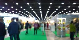 People at a trade show.