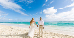 Wedding on the beach.