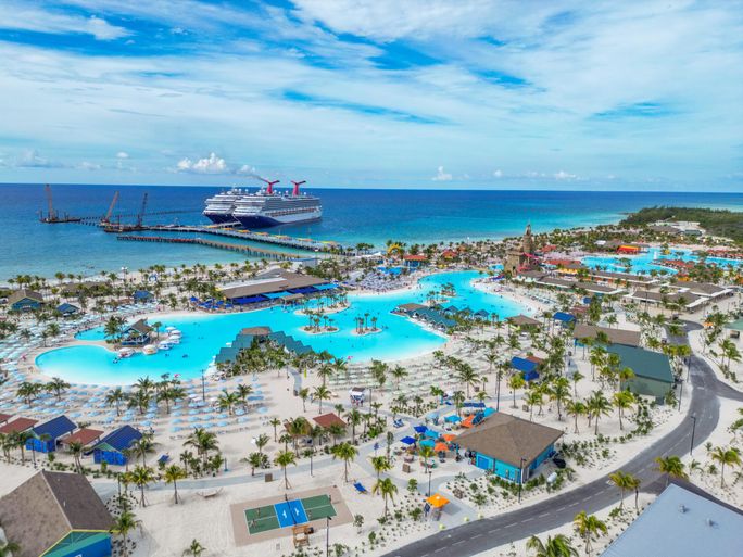 Carnival Glory and Carnival Conquest at Celebration Key Carnival Glory and Carnival Conquest at Celebration Key