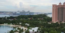 Cruise ships in Nassau Bahamas