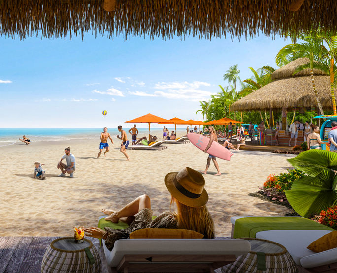 A rendering of Royal Beach Club Cozumel