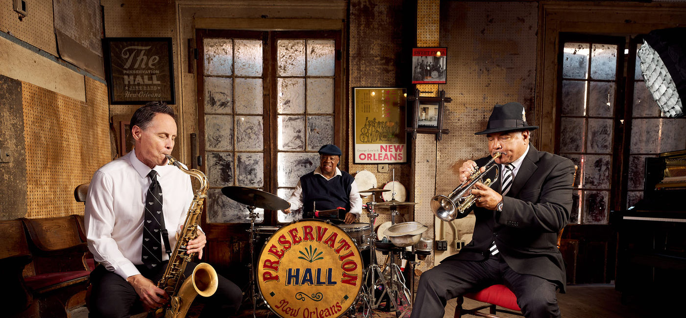 Image: Preservation Hall (Photo Credit: Zack Smith/ New Orleans & Company)