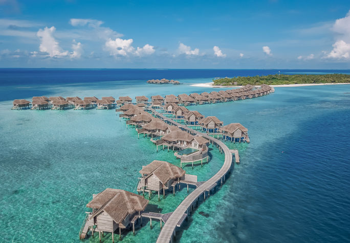 Overwater villas and residences at Vakkaru Maldives. Overwater villas and residences at Vakkaru Maldives