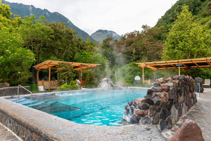 Papallacta thermal hot springs, Ecuador Papallacta thermal hot springs, Ecuador