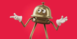 Hotels.com, bellboy, mascot