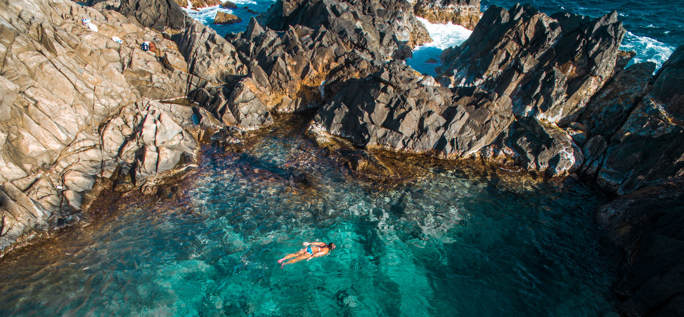 Image: Natural pool, Aruba (Photo Credit: ATA)