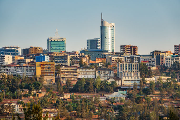 Downtown Kigali, Rwanda