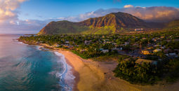 Papaoneone Beach on Oahu's west coast, Hawaii.