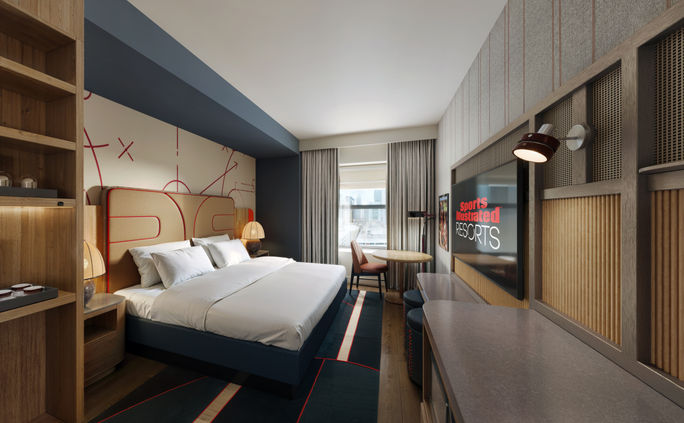 Sports Illustrated Resorts Chicago guestroom