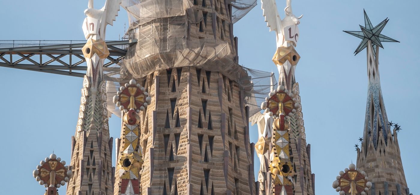 Image: La construction de la tour de Jésus-Christ devrait être achevée en juin (Source: La Sagrada Familia)
