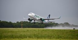 Frontier Airlines plane.
