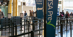 TSA PreCheck lane at Reagan National Airport