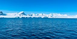 The sun can be intense in Antarctica.