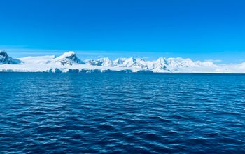 The sun can be intense in Antarctica.
