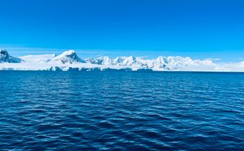 The sun can be intense in Antarctica.