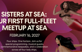 Virgin Voyages, sisters at sea, cruise entertainment, cruise events