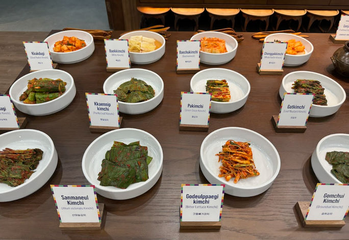 Kimchi selection 