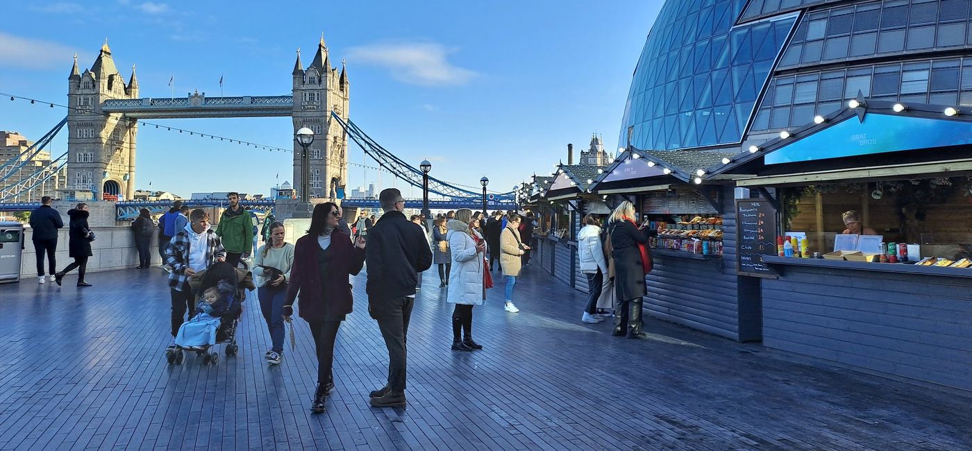 Image: Christmas by the River Christmas market in London (Photo Credit: Scott Hartbeck)