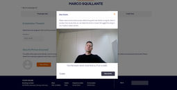 A demonstration of the facial recognition technology