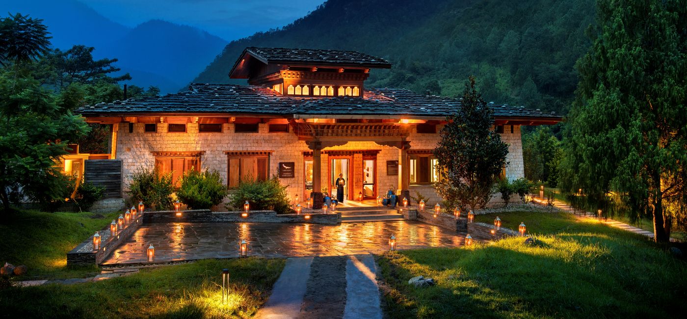 Image: Bhutan's andBeyond Punakha River Lodge, now part of Beyond Green. (Photo Credit: Beyond Green)