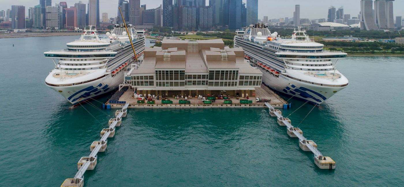 Image: Princess Cruises in Singapore. (Photo Credit: Princess Cruises)