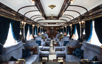 Piano Bar aboard the Venice Simplon-Orient-Express.