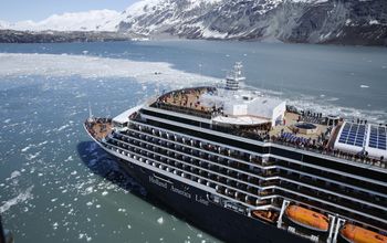Holland America Line's Westerdam in Glacier Bay, Alaska.