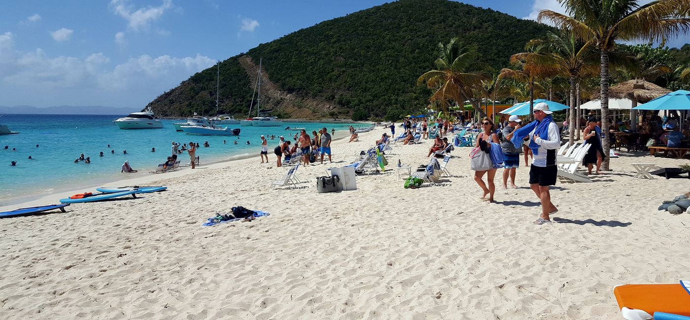 Image: White Bay beach on Jost Van Dyke, British Virgin Islands (photo by Brian Major)