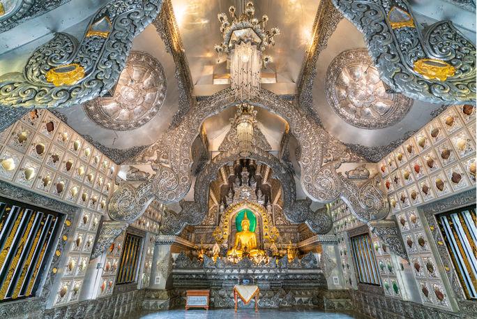 Wat Sri Suphan in Chiang Mai, Thailand. Wat Sri Suphan in Chiang Mai, Thailand.