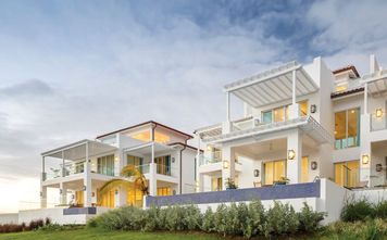 Exterior view of the Ocean Point Residences at Windjammer Landing Resort & Residences, St. Lucia.