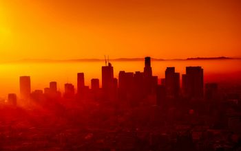 LA skyline