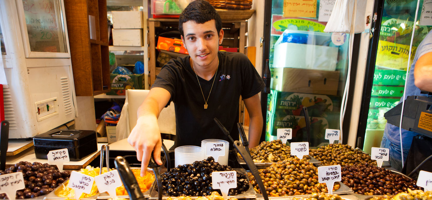 Image: Carmel Market in Tel Aviv (Photo Credit: Dana Friedlander/Israel Ministry of Tourism)