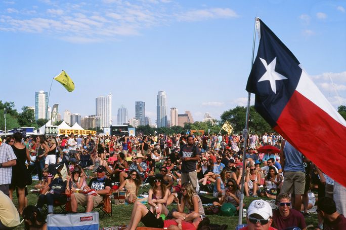 Crowd at Austin City Limits Festival Austin, Austin City Limits Festival