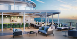 Silver Ray, Silversea Cruises, rendering, cruise ship rendering