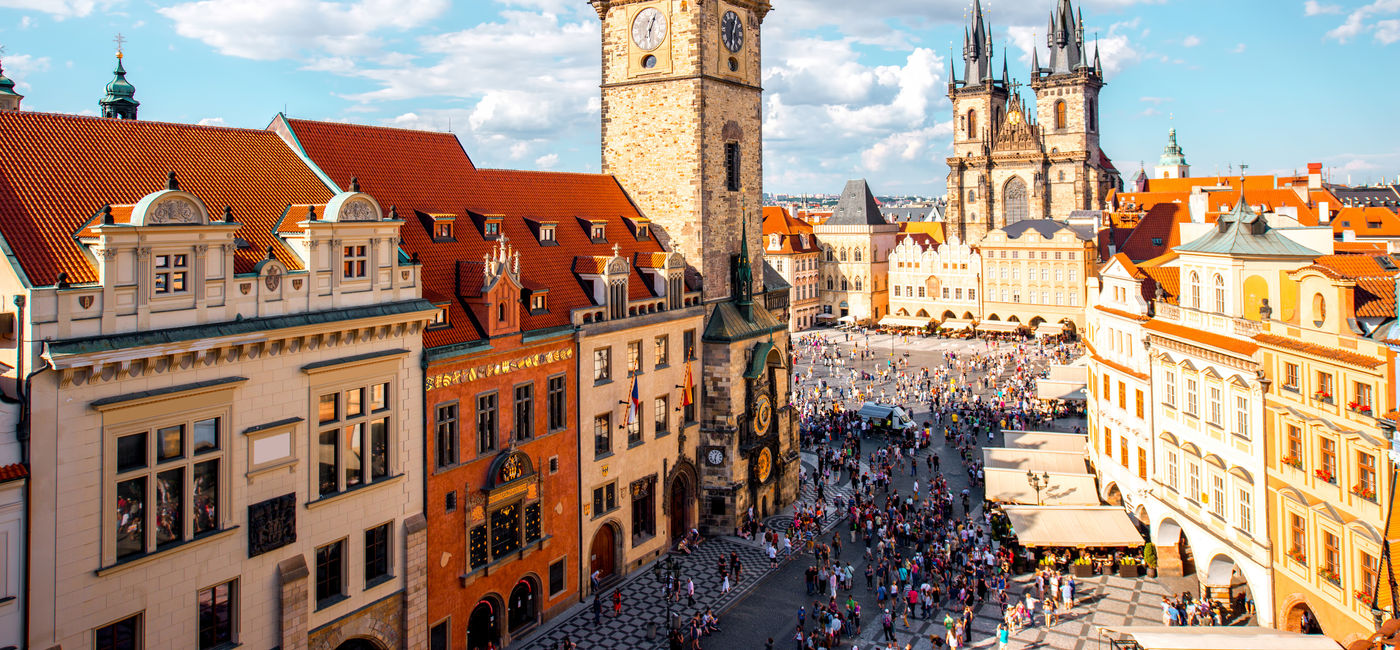 Image: Leo Express rail trips connecti countries such as Poland, Slovakia, Germany and the Czech Republic, Pictured, Prague (Source: Adobe Stock)