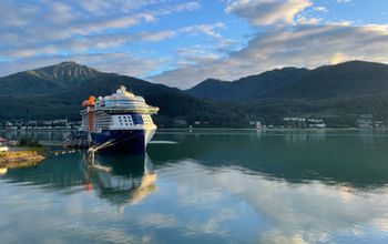 The Celebrity Edge in Juneau, Alaska