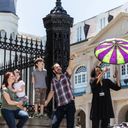 Family visiting New Orleans