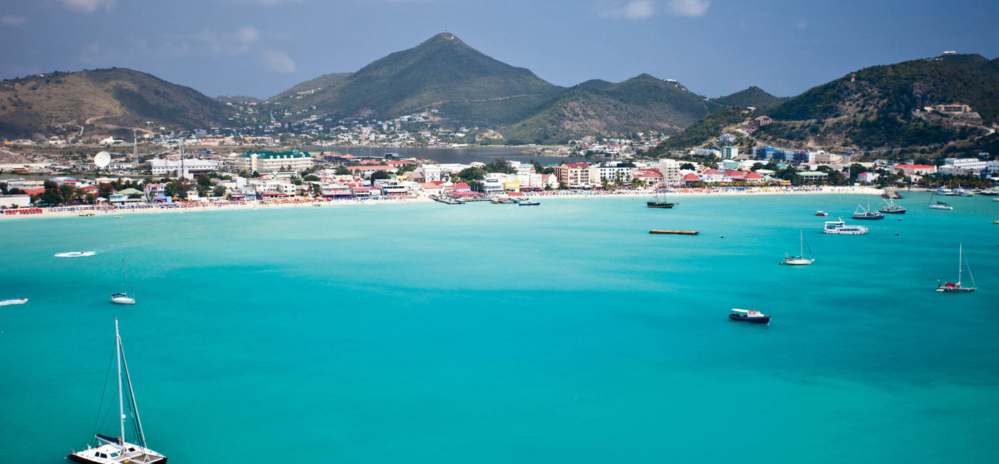 Image: Great Bay Beach on St. Maarten. (photo courtesy of the St. Maarten Tourism Bureau)