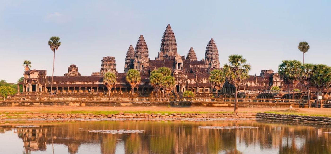 Image: One of the new saver Small Group Tours includes a trip to Cambodia. Pictured, Angkor Wat. (Photo Credit: Eliza Snow)