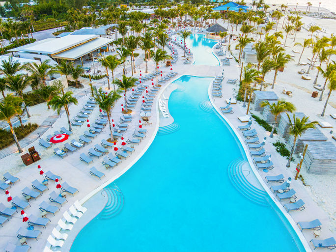 Virgin Bimini Beach Club Aerial Shot Virgin Bimini Beach Club Aerial Shot