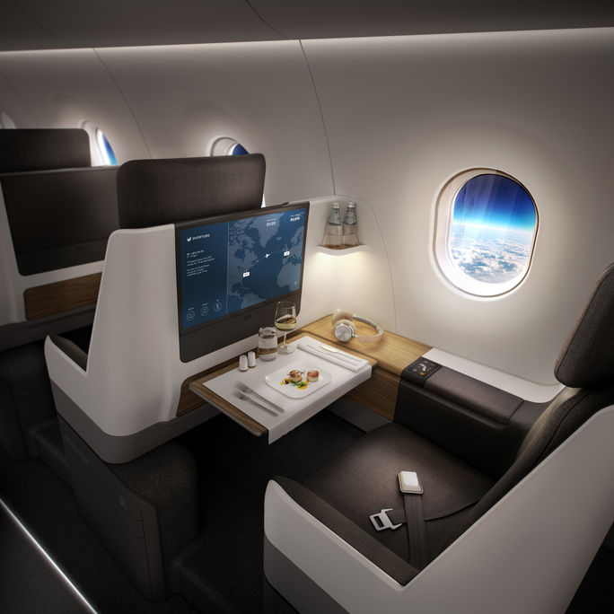 Boom Supersonic Overture cabin rendering
