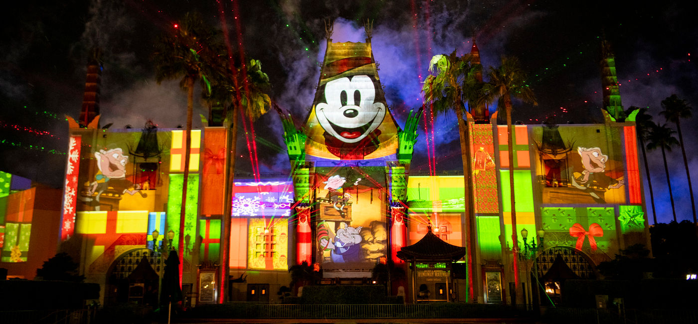 Image: The "Jingle Bell, Jingle BAM!" nighttime spectacular at the Disney Jollywood Nights event. (Photo Credit: Walt Disney World Resort)